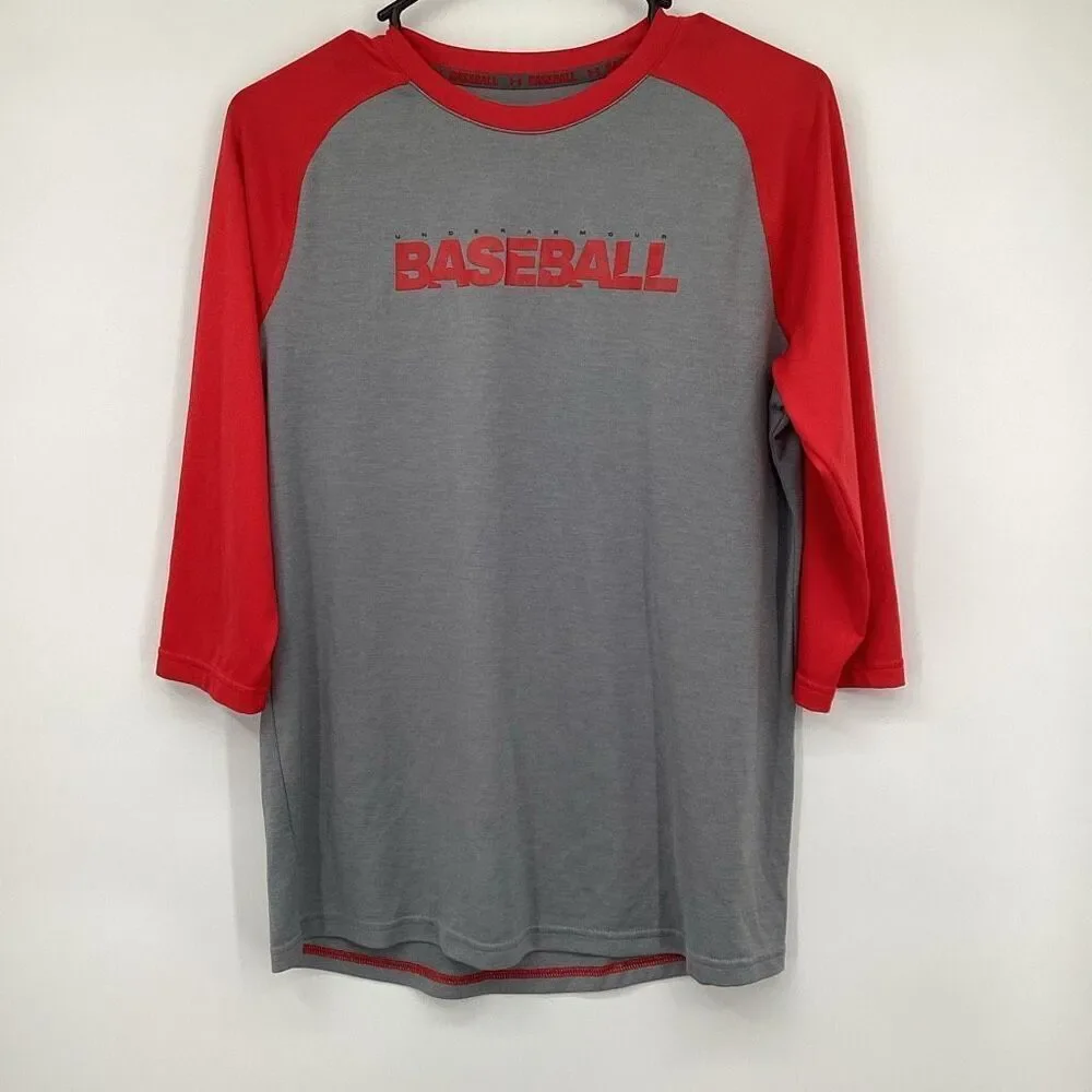 Boys‎ Under Armour Baseball 3/4 Ragland Sleeve tee - XL youth